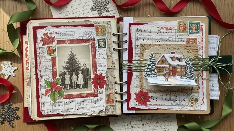 Junk Journals Using Christmas Paper  