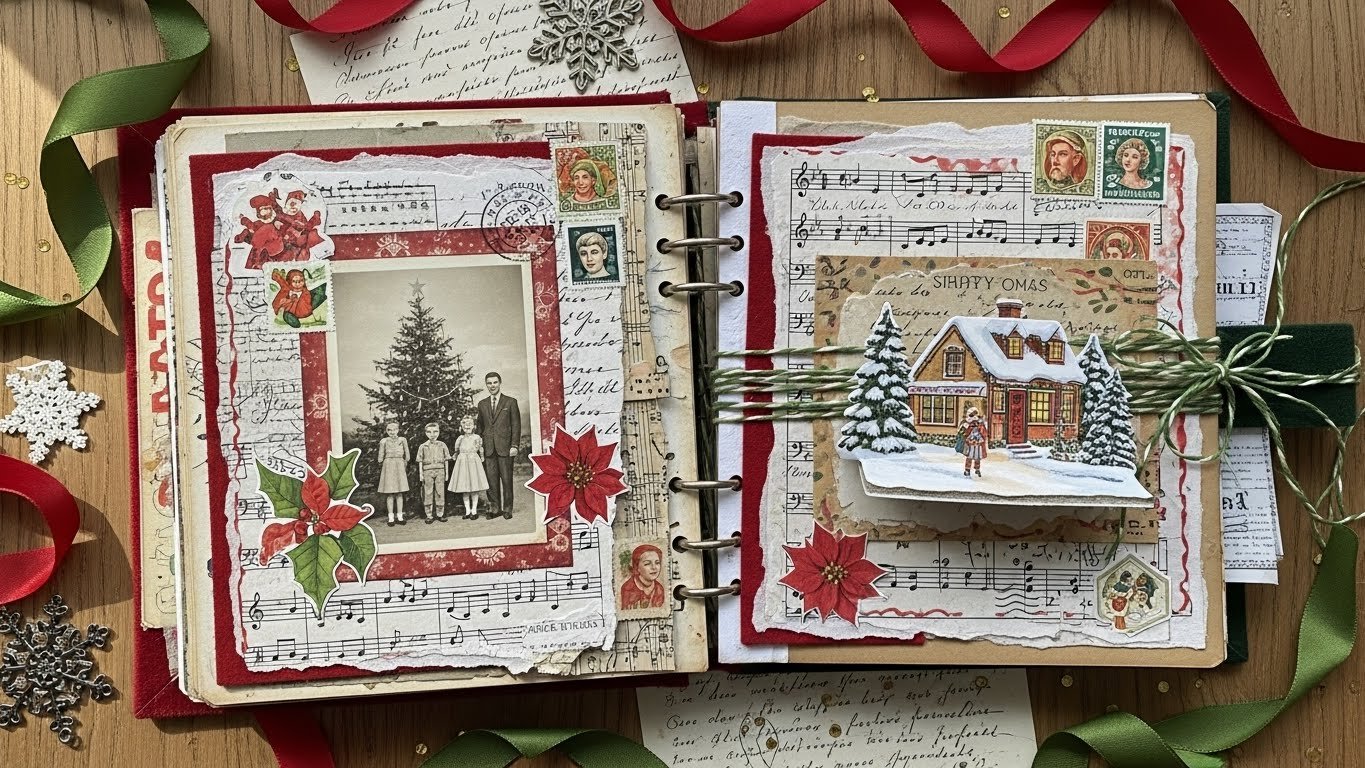 Read more about the article Junk Journals Using Christmas Paper  
