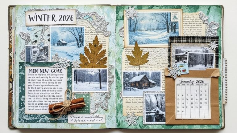 Junk Journal Ideas for Winter 2026 (Free Guide)