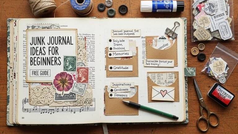 Junk Journal Ideas for Beginners (Free Guide)